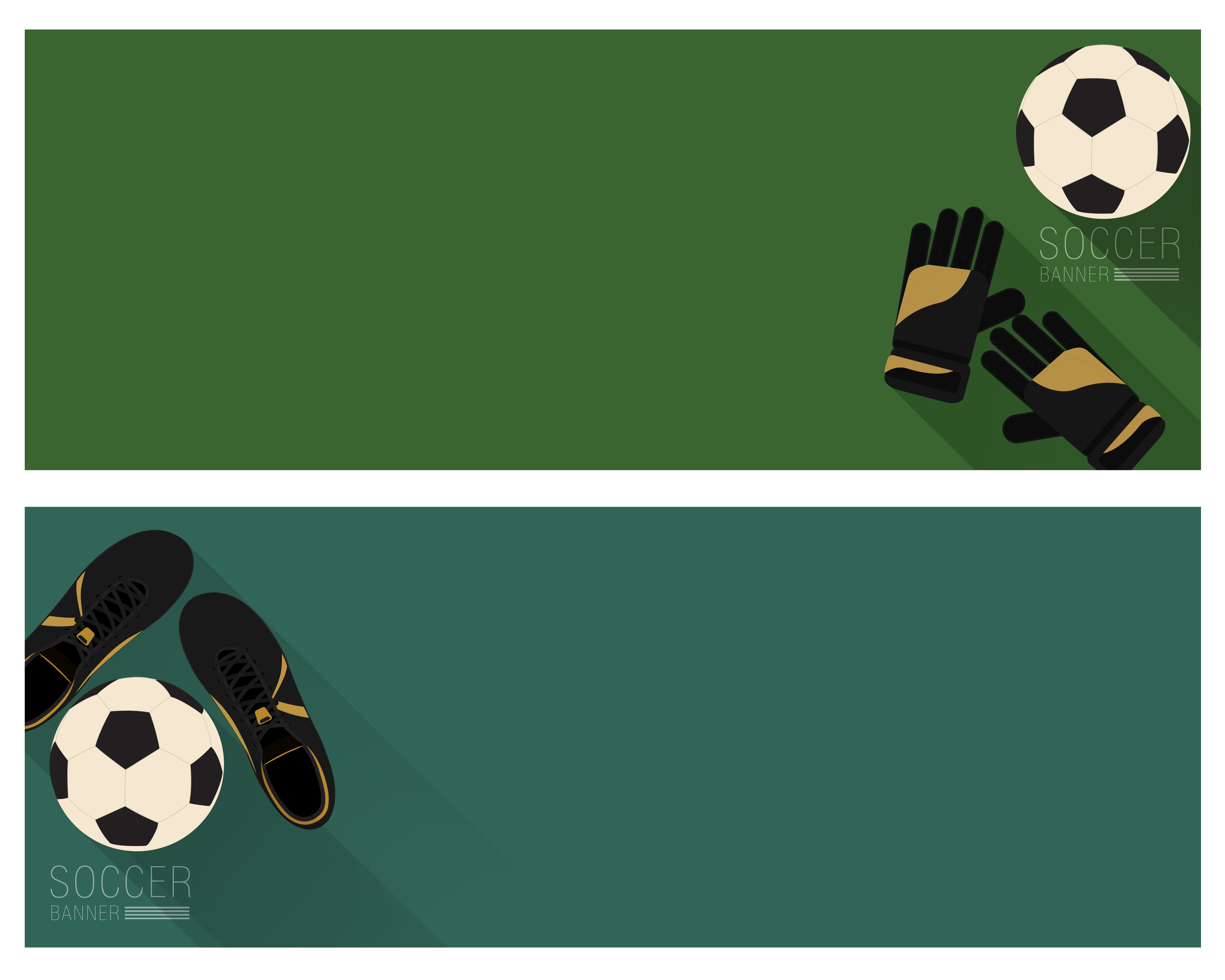 Flat Soccer Banner Download Free Vectors Clipart Graphics
