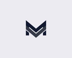 Simple Letter M Logo Design Template vector