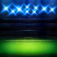 Soccer background with spotlight vector