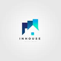 Property House Investment Company Business Logo Template vector