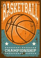 Basketball Football Sport Retro Pop Art Poster Signage vector