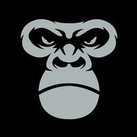 Gorilla Face Vector