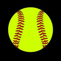 Softball Vector Design