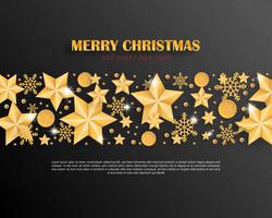 Merry Christmas and Happy new year greeting card luxury in paper cut style background. Vector illustration Christmas celebration with decoration for banner, flyer, poster, wallpaper, template.