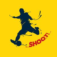 football shoot splash vector