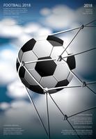 Soccer Football Poster Vestor Illustration vector