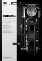 Poster Chopper Motorcycle isolated Vector Illustration