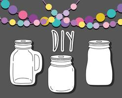 Do it yourself crafts concept vector