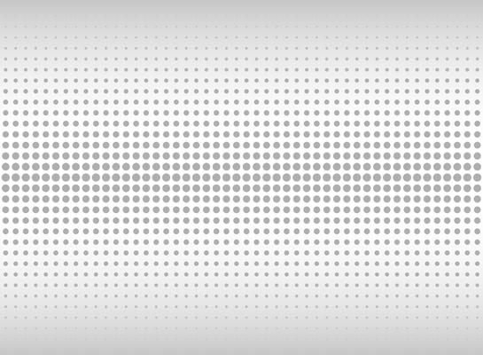 Abstract geometric gradient gray dot pattern background.