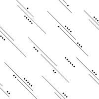 Resumen de la línea de rayas negras patrón con cuadrado geométrico. vector