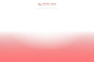 Abstract pink living coral color square geometric pattern background. illustration vector eps10 