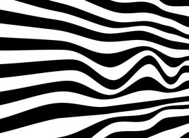 Black and white of abstract crosswalk opart background. vector