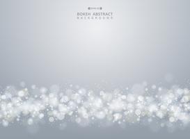 Abstract of christmas gradient gray bokeh background. vector