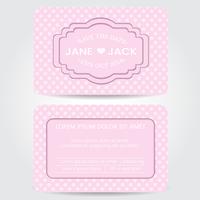 Wedding Card Template vector