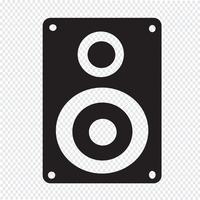 Audio speakers icon vector