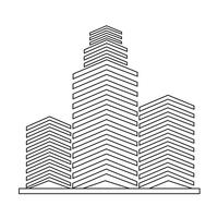 Office building icon vector