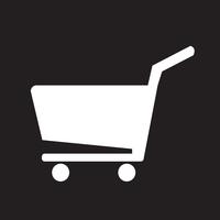 shopping cart icon vector