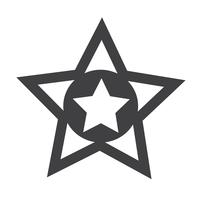 icono favorito de estrella vector