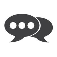 speech bubble icon vector