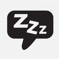 Sleep Icon  symbol sign vector