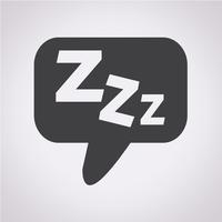 Sleep Icon  symbol sign vector
