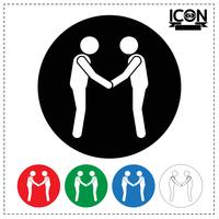 People Handshake Icon vector