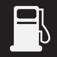 Icono de la bomba de gas, icono de la estación de aceite