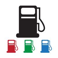 oil station icon vector