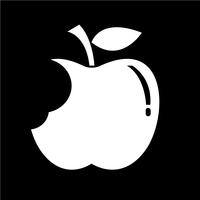 icono de manzana símbolo de signo vector