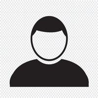 people user icon vector