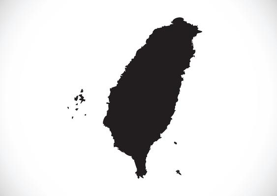 Taiwan map  Symbol Sign