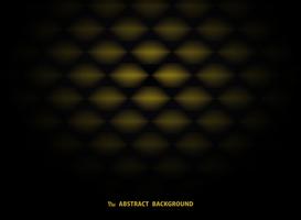 Abstract gold art deco pattern design on black background. illustration vector eps10 