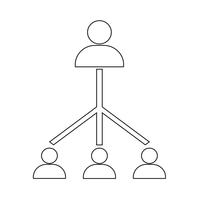 people network icon vector