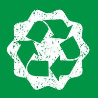 Recycle sign  symbol sign vector