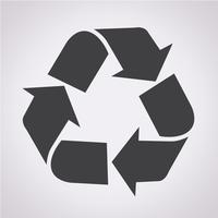 Recycle icon  symbol sign vector