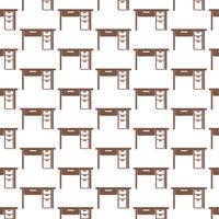 Table Office pattern background vector