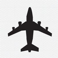 Plane Icon  symbol sign vector