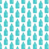 baby milk bottle pattern background vector