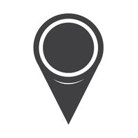 Map pointer icon vector