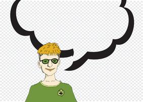 People thinking and peoples talking with Speech Bubble vector