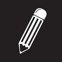 Pencil Icon  symbol sign vector