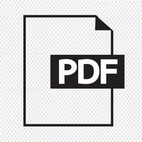 PDF icon  symbol sign vector