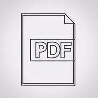 PDF icon  symbol sign