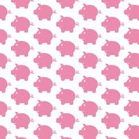 Piggy Bank pattern background