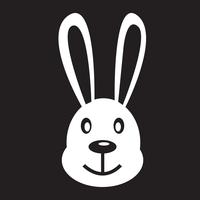 bunny rabbit icon vector