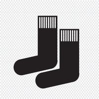 sock icon  symbol sign vector