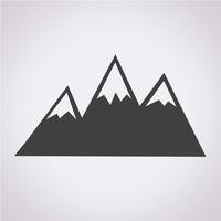 Mountains Icon  symbol sign vector