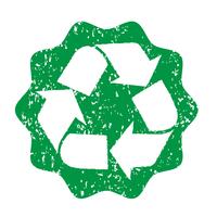 Símbolo de signo de reciclaje signo vector