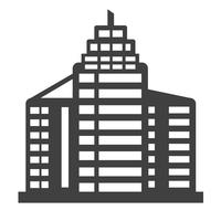 Office building icon vector