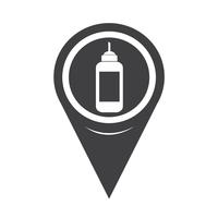 Map Pointer Ketchup Icon